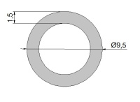 Трубка ПВХ 9,5х1,5