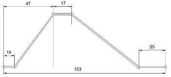 Водосборный желоб тип 2