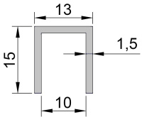 Раскладка РП-10х15х1,5 Раскладка РП-10х15х1,5