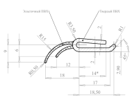 Боковой уплотнитель для секционных ворот