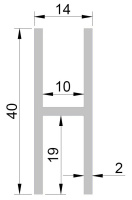 Раскладка РН-10х40х2